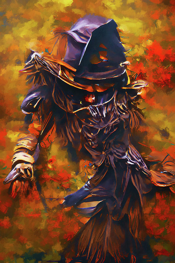 The Scarecrow, 02 Painting by AM FineArtPrints