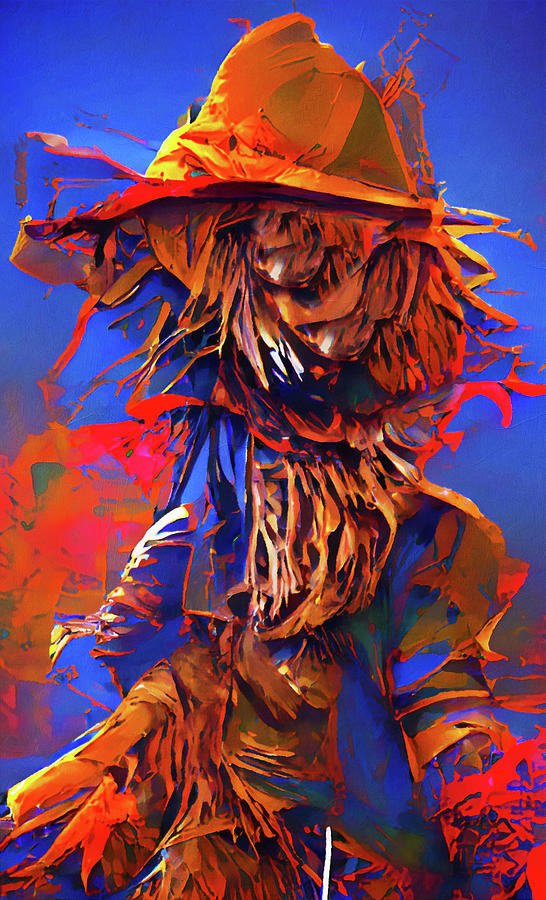 The Scarecrow, 03 Painting by AM FineArtPrints