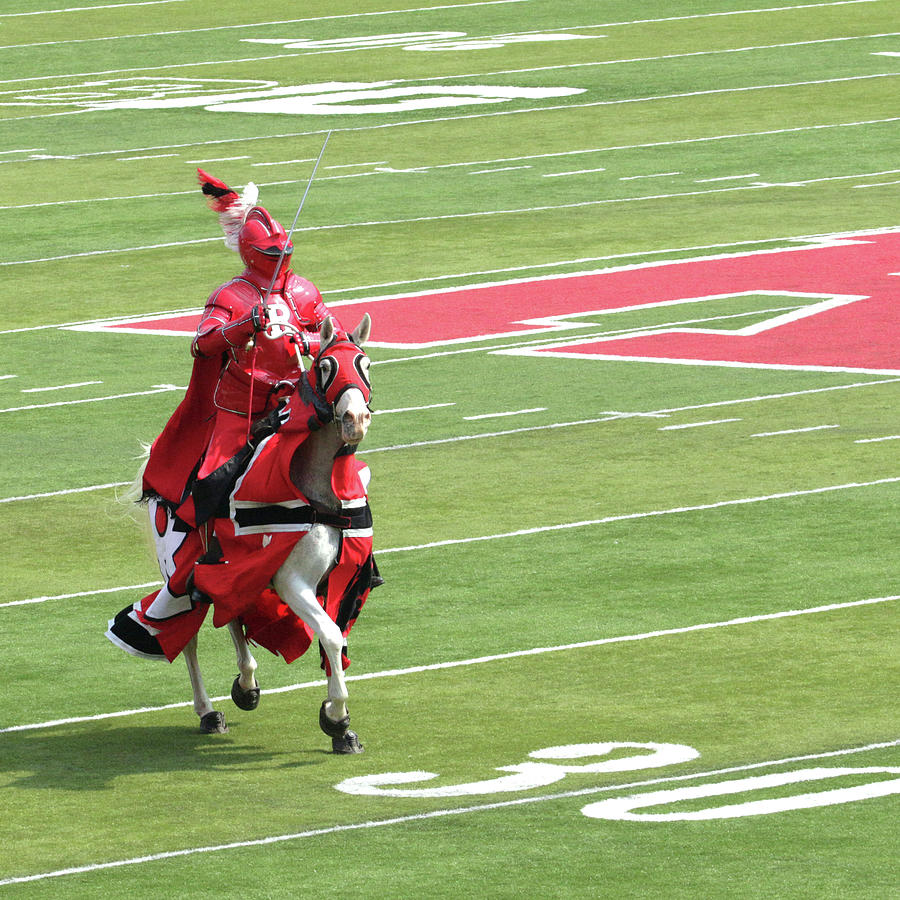 The Scarlet Knight And His Noble Steed 2 Photograph