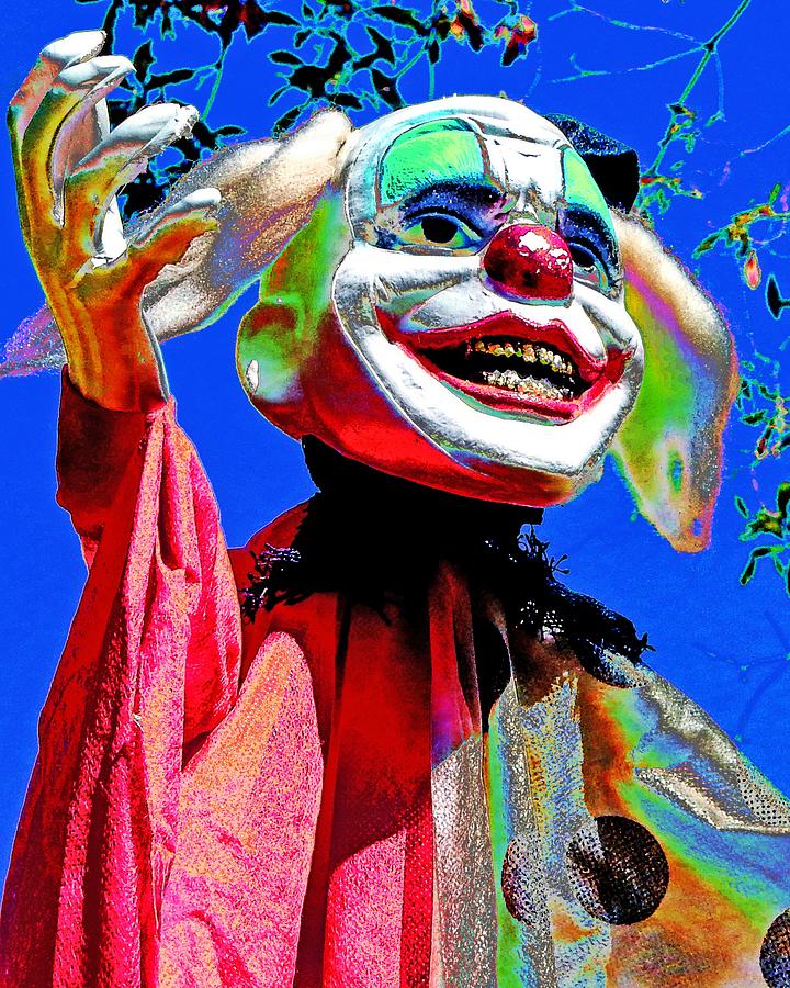 The Scary Clown Photograph by Andrew Lawrence