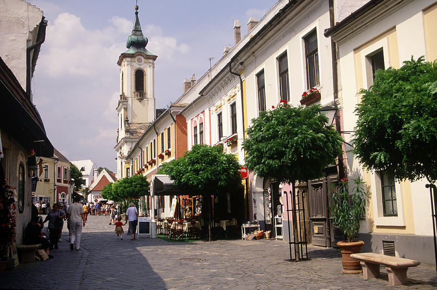 The scenic village of Szentendre, outside Budapest Photograph by Buena Vista Images