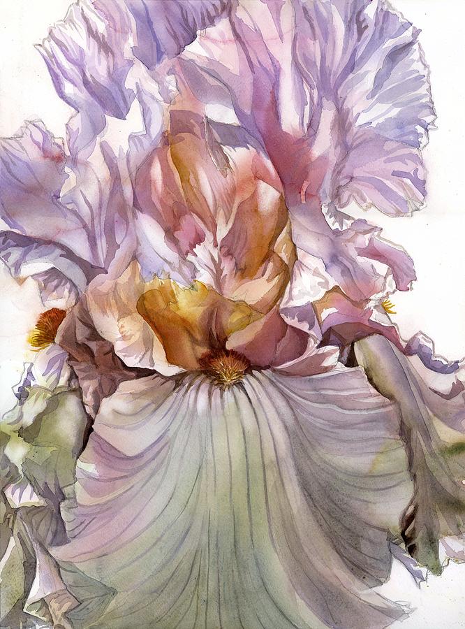  The Scent Of Spring Iris Painting by Alfred Ng
