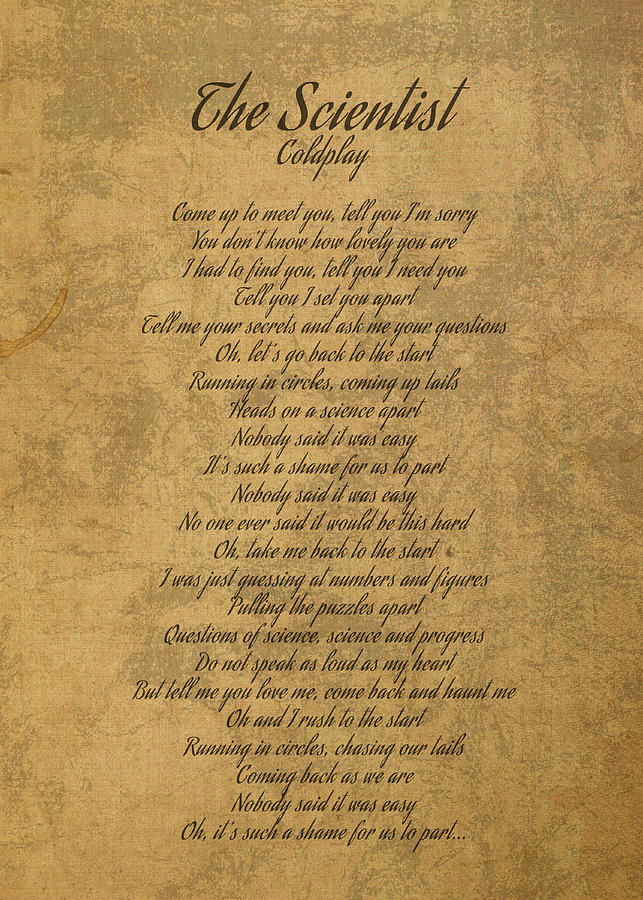 Coldplay – The Scientist Lyrics