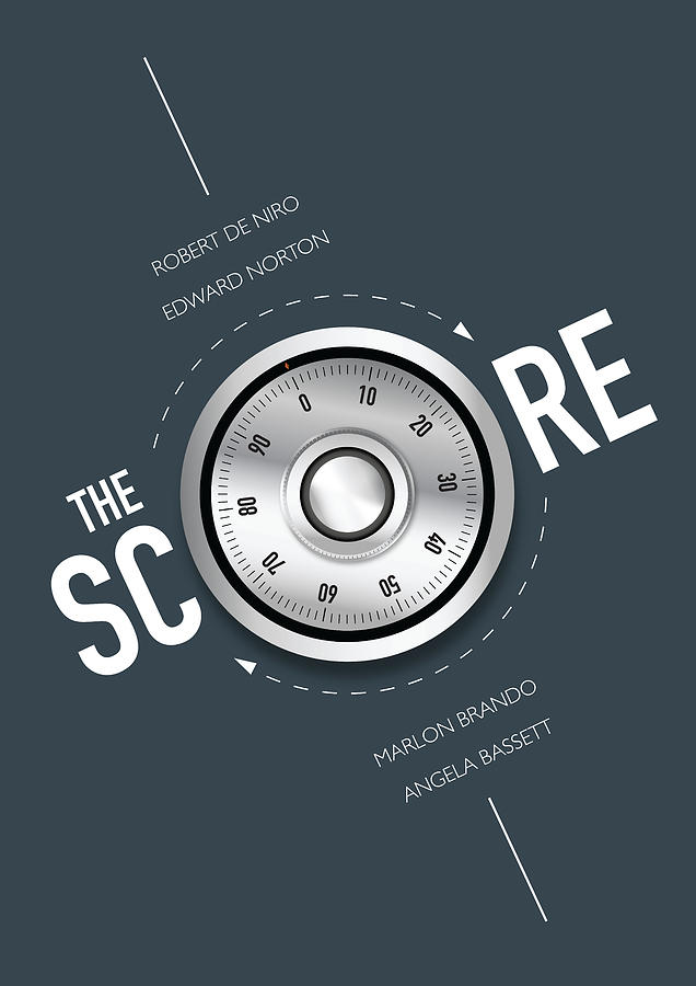 The Score Digital Art - The Score - Alternative Movie Poster by Movie Poster Boy