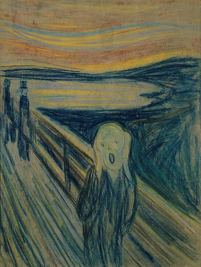 The Scream  #9 Painting by Edvard Munch