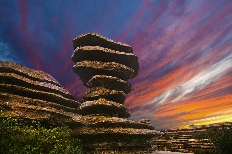The screw in Natural park of Torcal de Antequera. Photograph by Gonzalo Azumendi