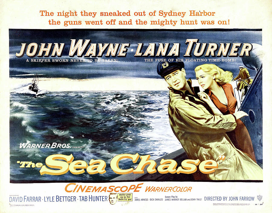 the Sea Chase - 1955 Mixed Media