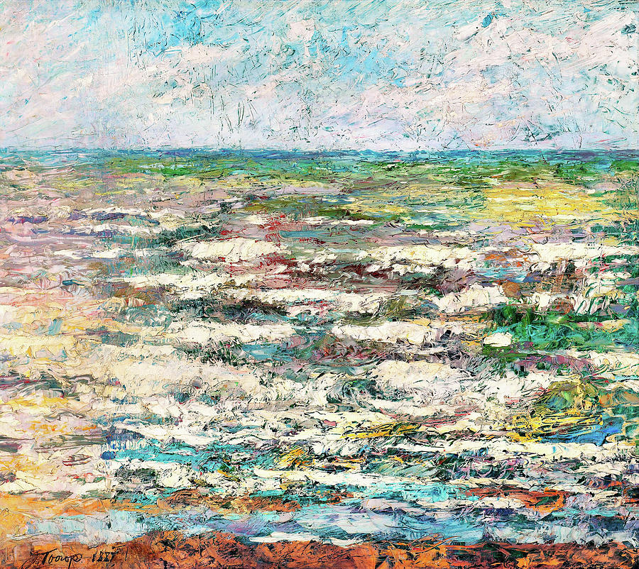 Impressionism Painting - The Sea - Digital Remastered Edition by Jan Toorop