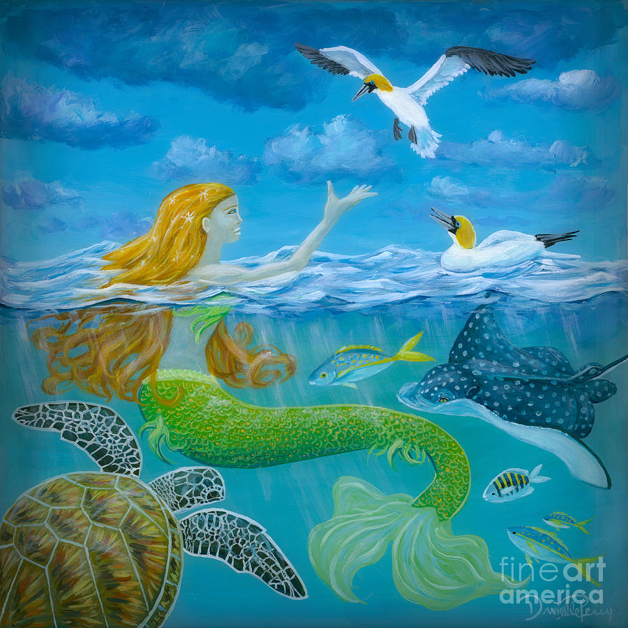 The Sea Whisperer Painting by Danielle Perry
