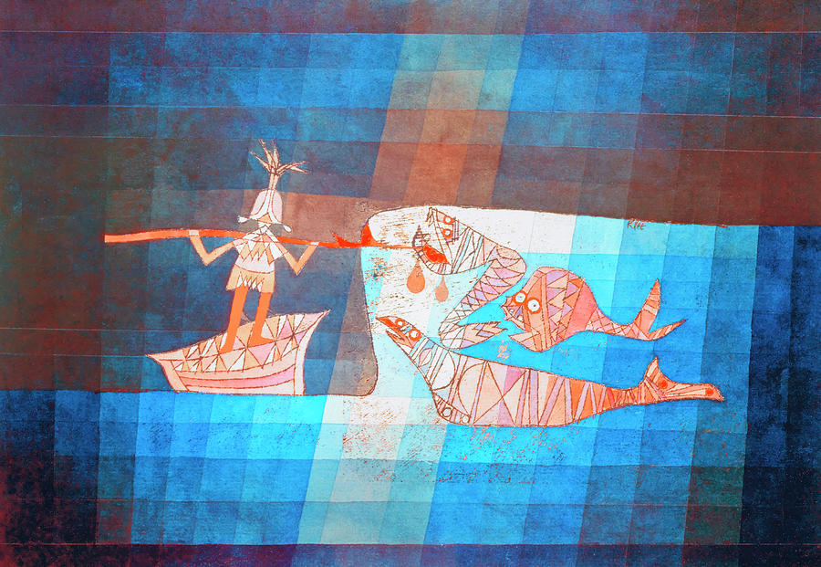 The Seafarers By Paul Klee Painting