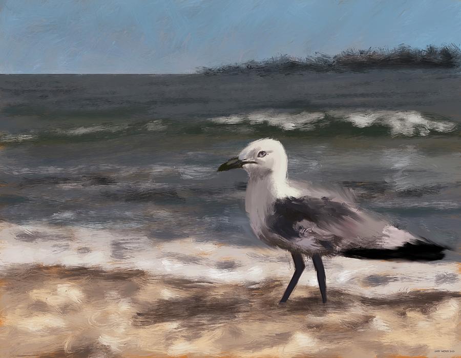 The Seagull Painting by Larry Whitler