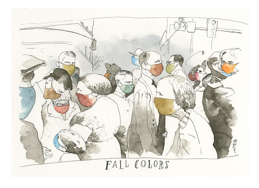 The Seasons Must Have Accessory Drawing by Barry Blitt