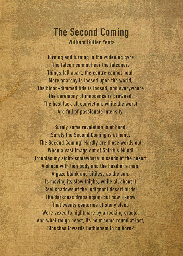 yeats poem the second coming