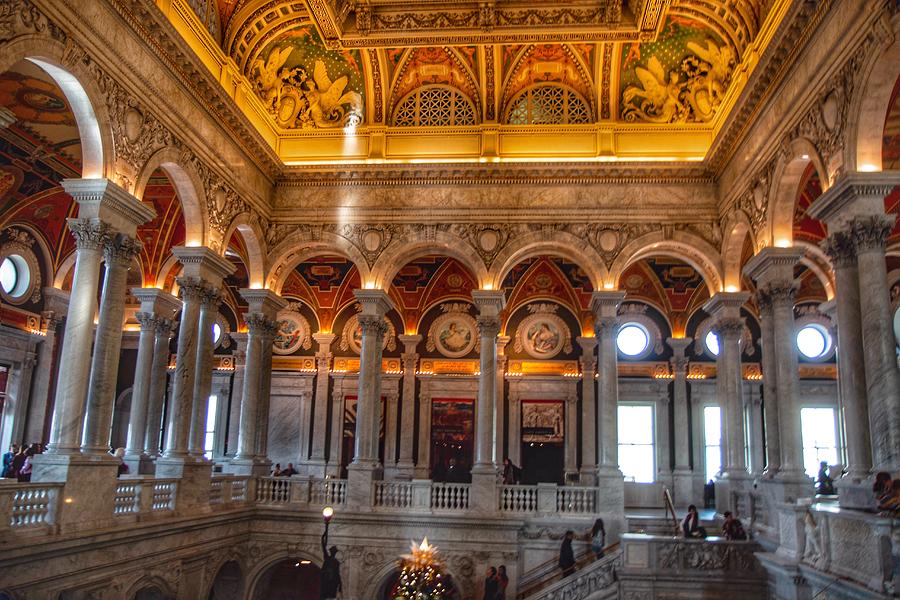 The Second Floor of the Jefferson Building Photograph by William E ...