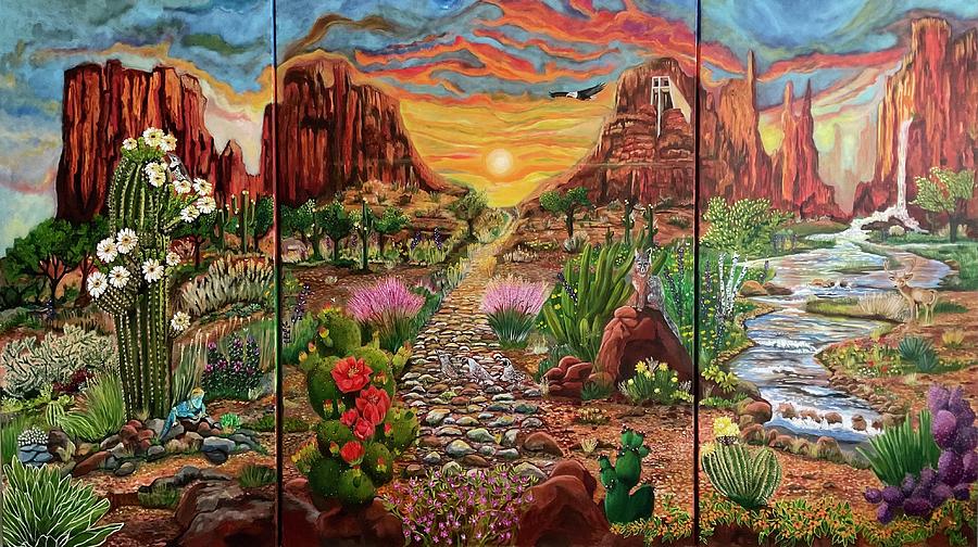 The Sedonian Paradise Painting by Patricia Arroyo