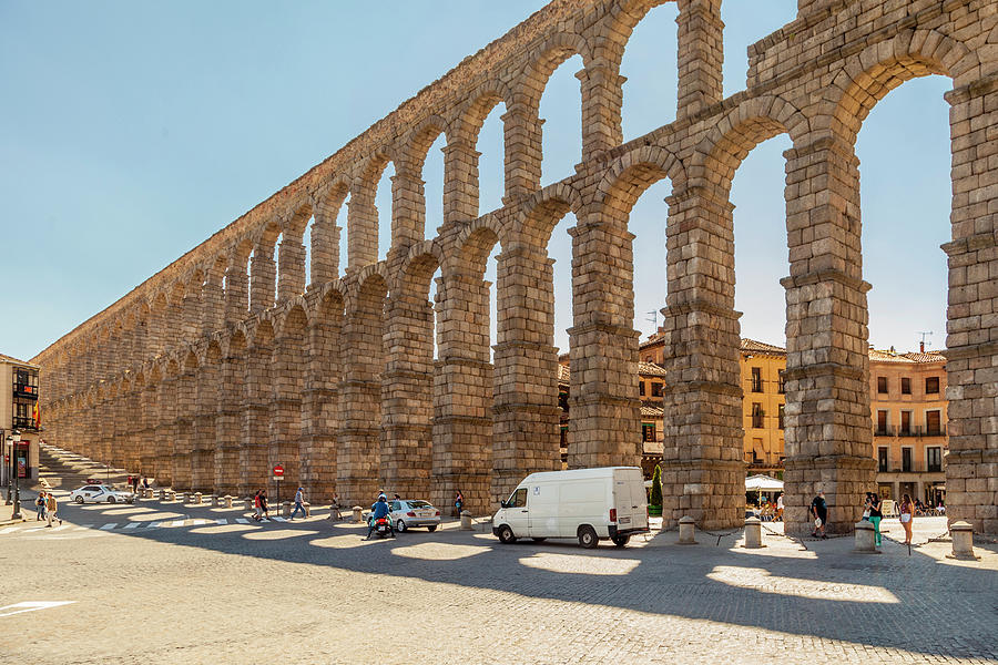 The Segovia Aqueduct Photograph by W Chris Fooshee