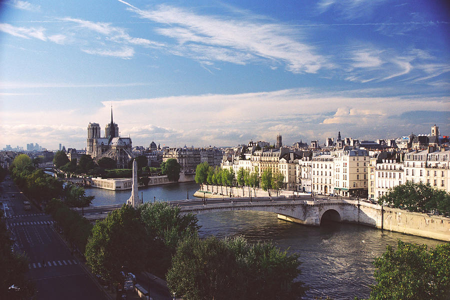 Paris Panoramic Photograph by Claude Taylor