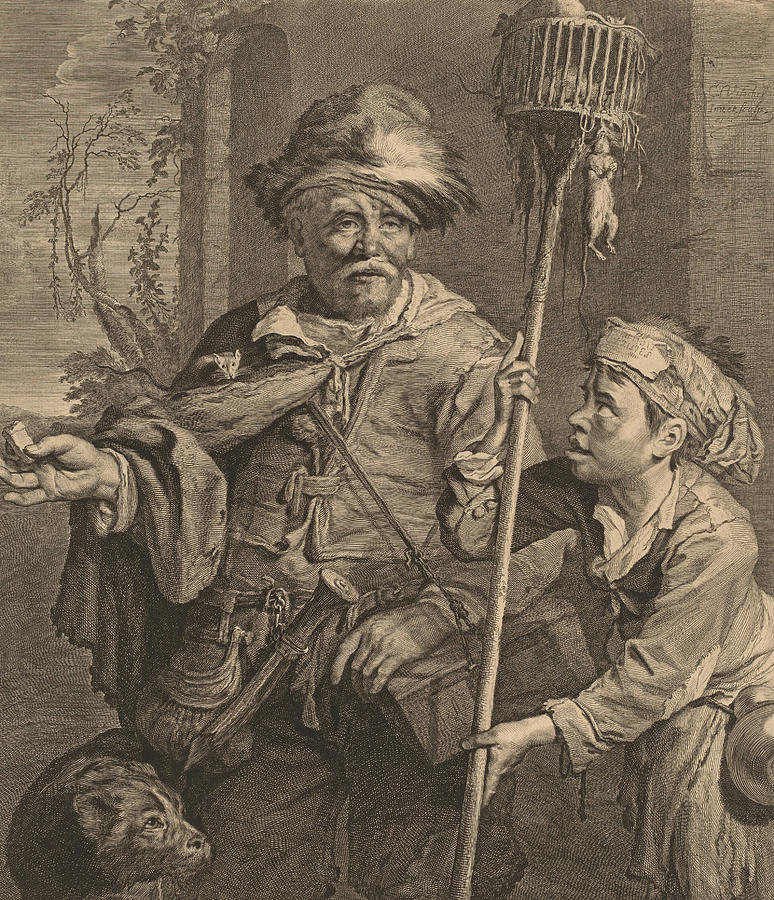 The Seller of Rat Poison Drawing by Cornelis Visscher - Fine Art America