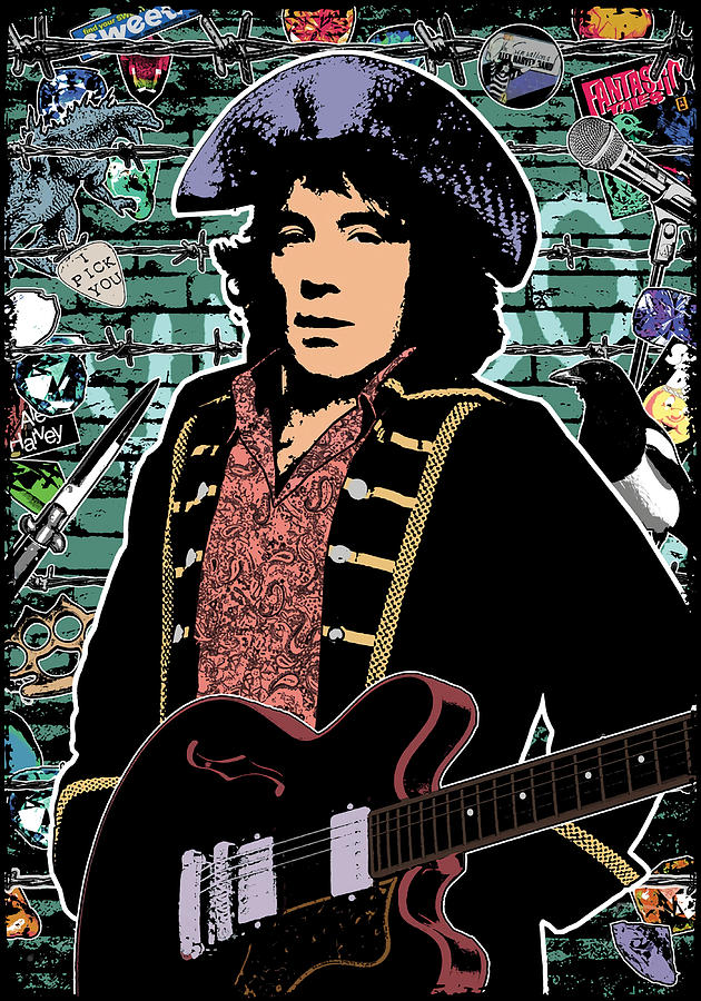 THE SENSATIONAL ALEX HARVEY Poster gift Painting by Stewart Wayne ...