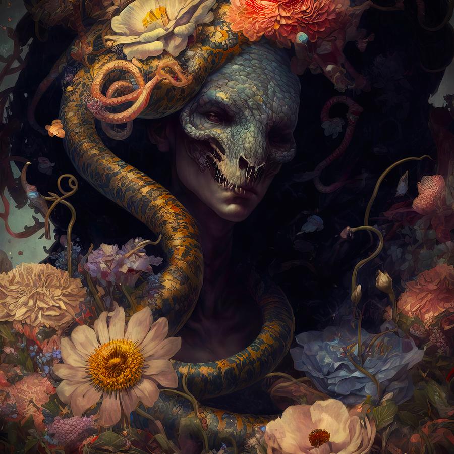 The Serpent Digital Art by Ben Manzanares - Pixels