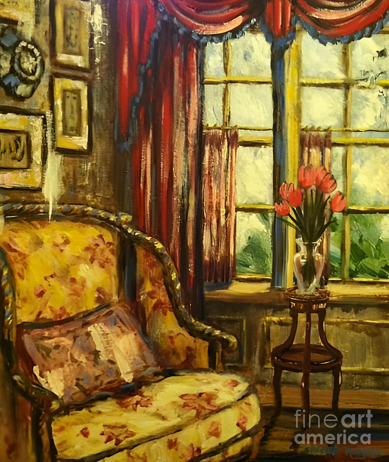 The Settee Painting by Sherrell Rodgers