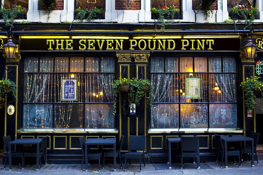 The Seven Pound A Pint Pub Photograph