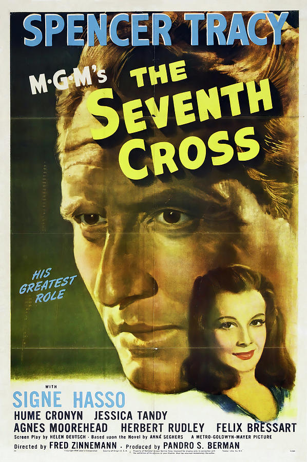 The Seventh Cross, 1944 Mixed Media by Movie World Posters