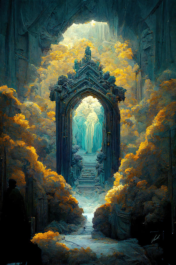 The Seventh Gate - oryginal artwork by Vart. Painting by Vart