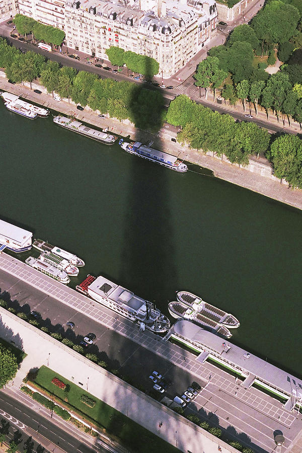 The Shadow of the Tower Photograph by Jim Feldman