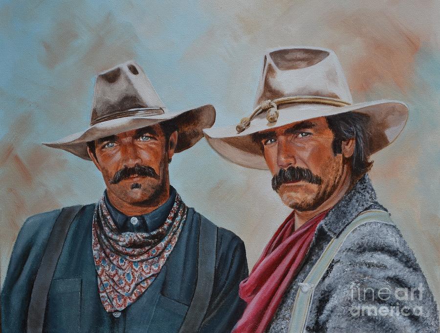 The Shadow Riders Painting by Mary Rogers