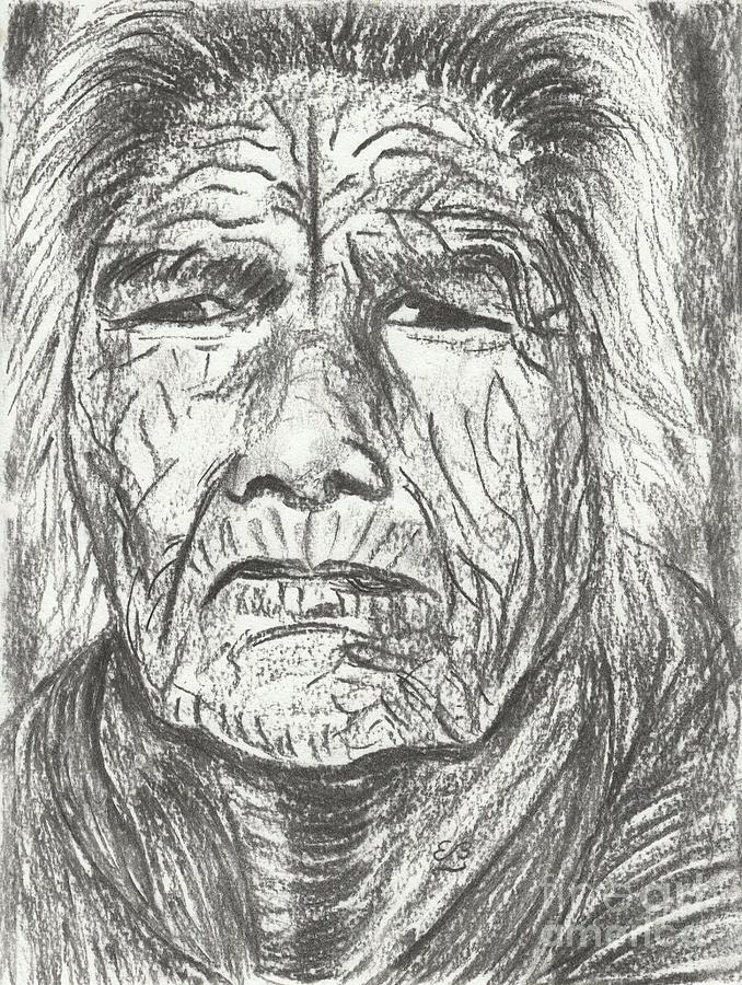 The Shaman Drawing by Erwin Bruegger | Fine Art America