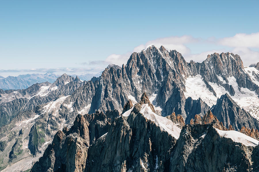 The Sharp Mountains of Chamonix Photograph by Siani Weston - Fine Art ...