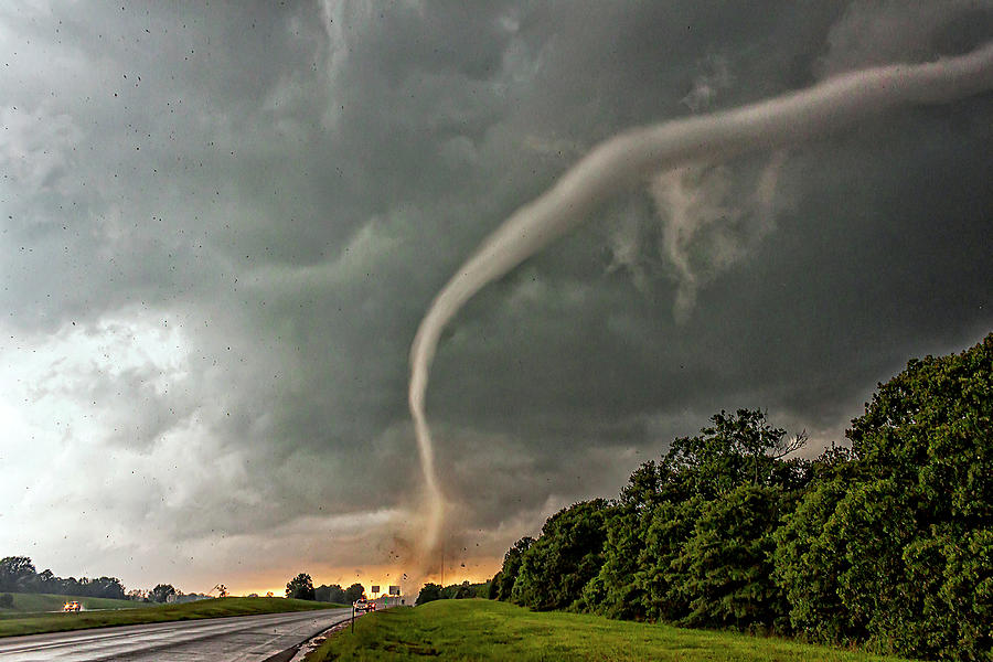 The Shawnee, Oklahoma Tornado Photograph by Chris Allington