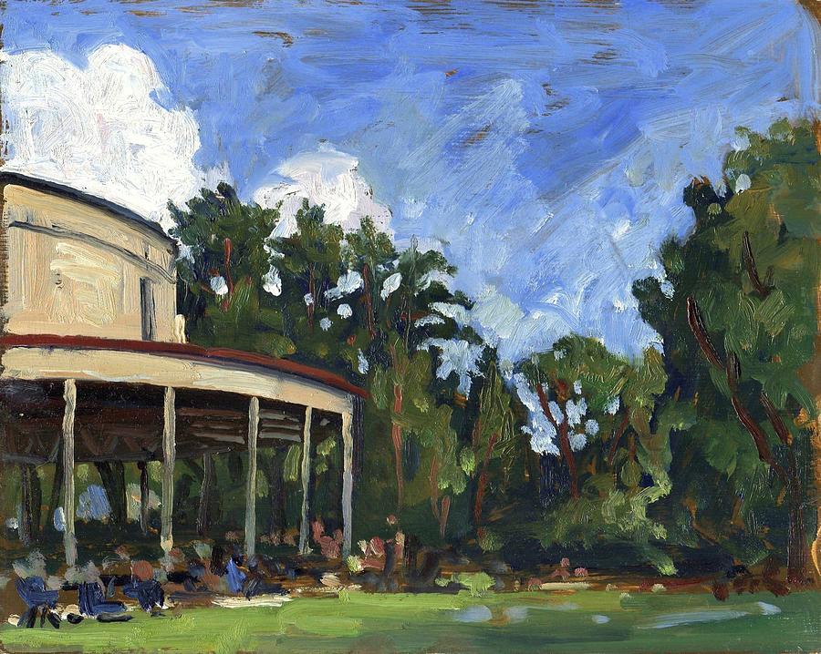 Beethoven Movie Painting - The Shed in Summer/Tanglewood by Thor Wickstrom