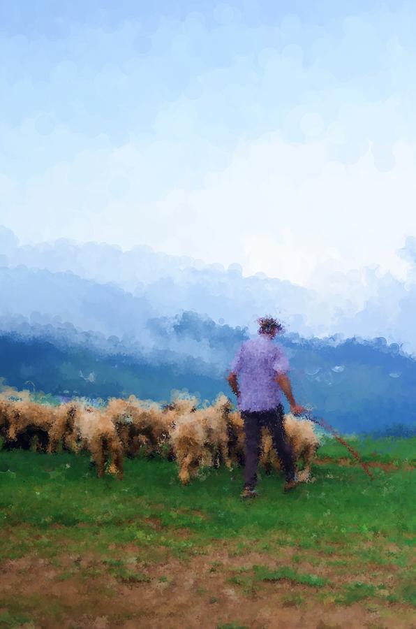 The Sheep And The Shepherd Digital Art by Armin Sabanovic