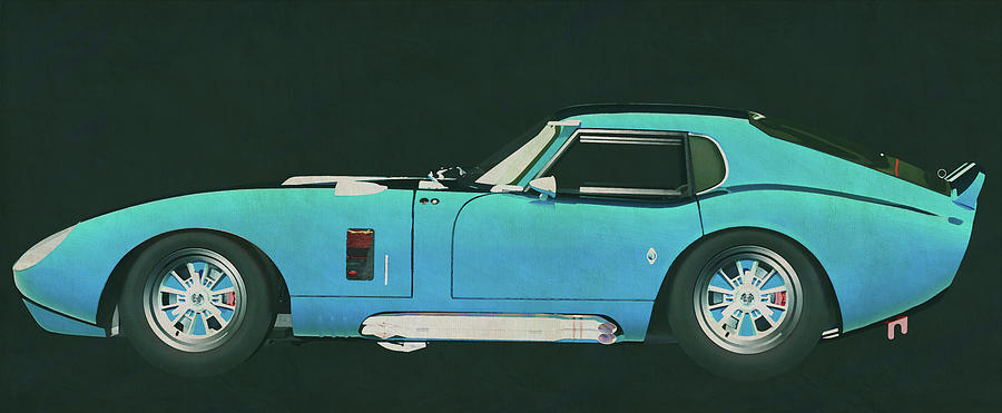 The Shelby Daytona the American dream sports car designed by She Painting by Jan Keteleer