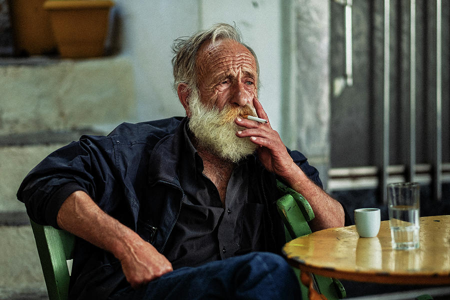 The shepherd Photograph by Kostas Petrakos The shepherd Photograph by Kostas Petrakos