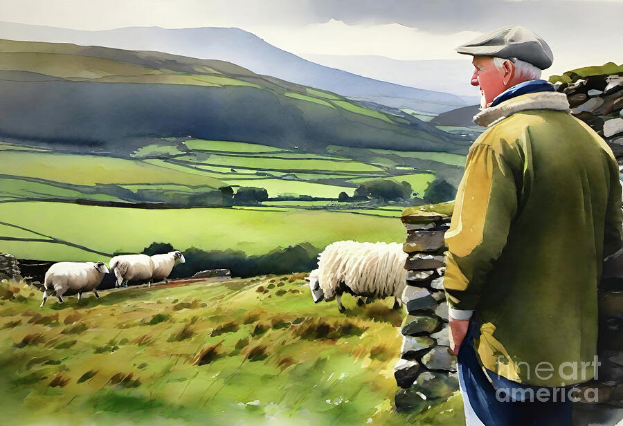 The Shepherd Digital Art by Mark Miller