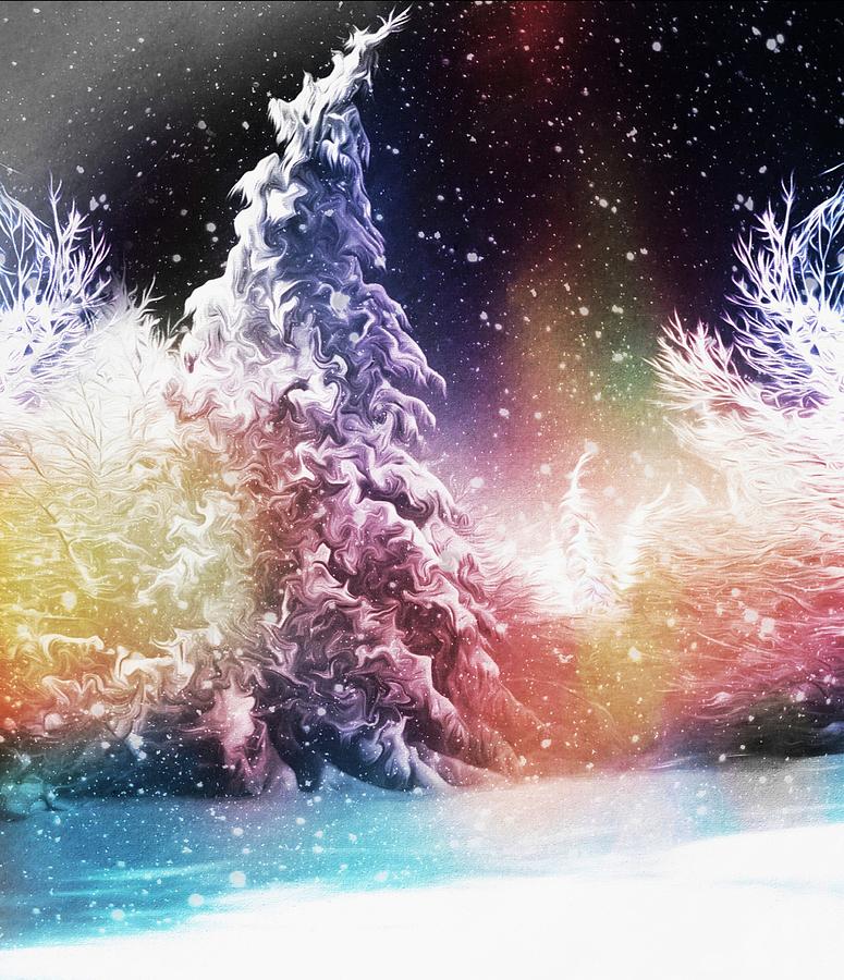 The Shimmering Spirit on Mount Comet #2 Digital Art by Don DePaola