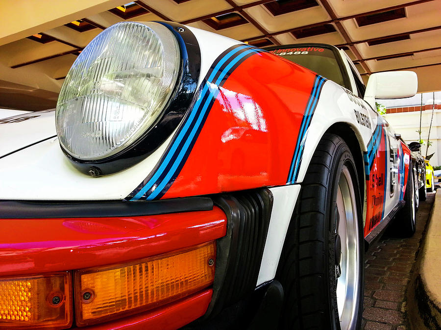 The Shine of a Porche Road Racer Photograph by Pheasant Run Gallery