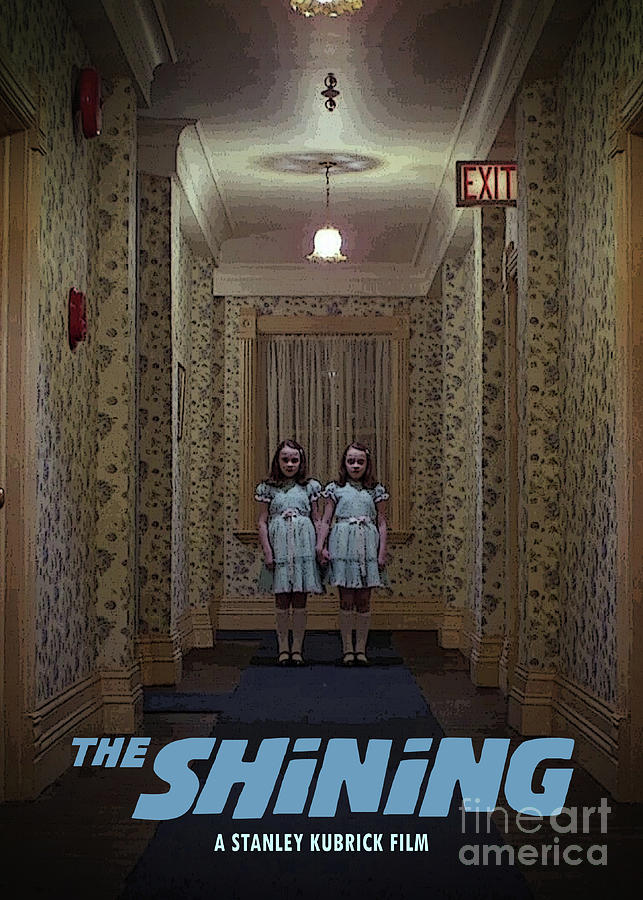 The Shining Digital Art - The Shining - The Twins by Bo Kev