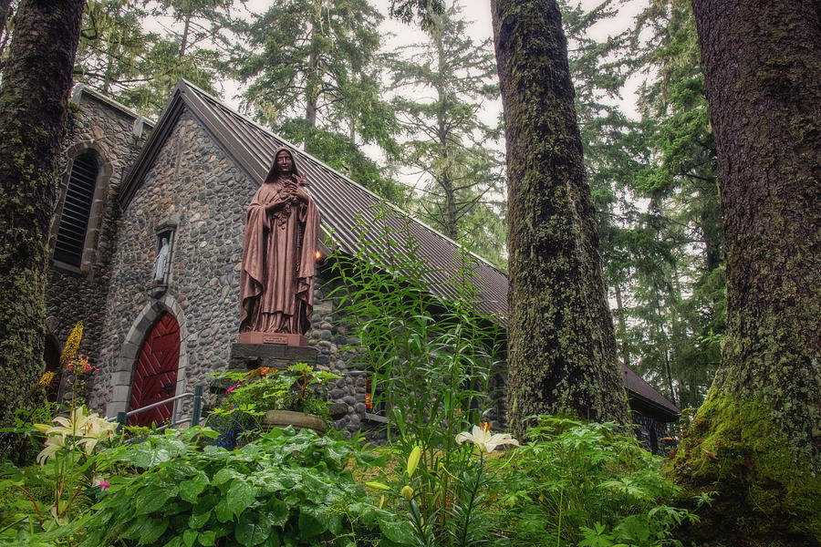 The Shrine of St. Therese in Juneau Photograph by Robert J Wagner