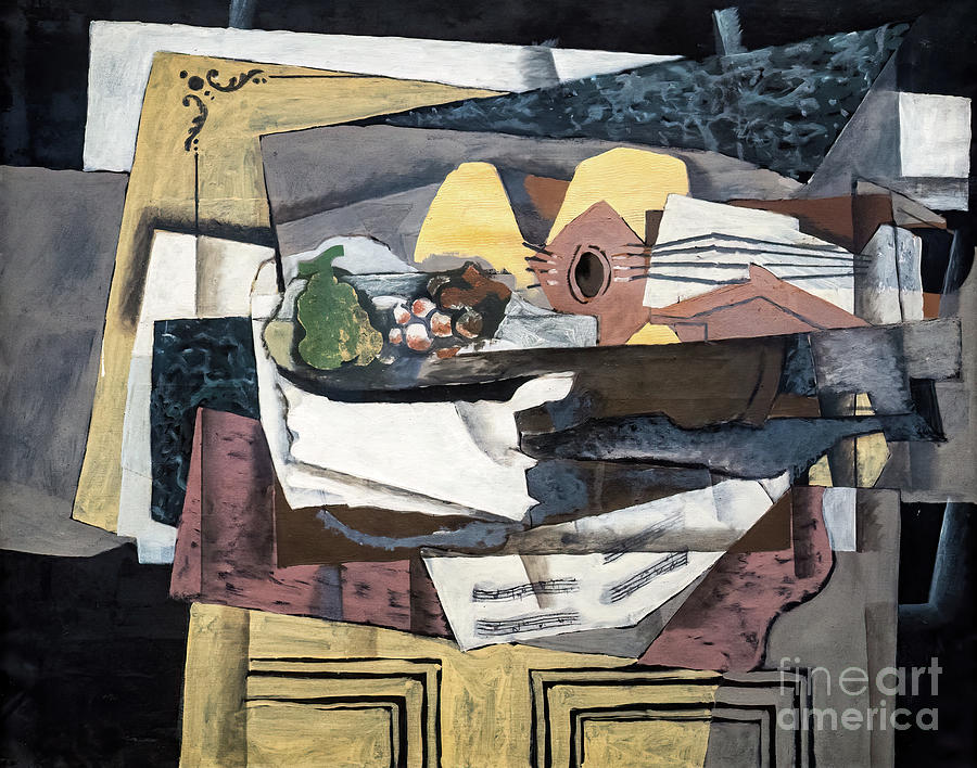 The Sideboard by Georges Braque 1920 Painting by Georges Braque