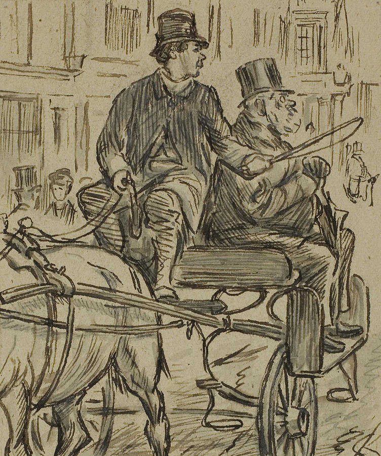 The Sights of Dublin Drawing by Charles Samuel Keene