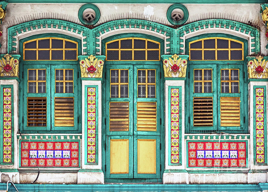 The Singapore Shophouse 15 Photograph by John Seaton Callahan