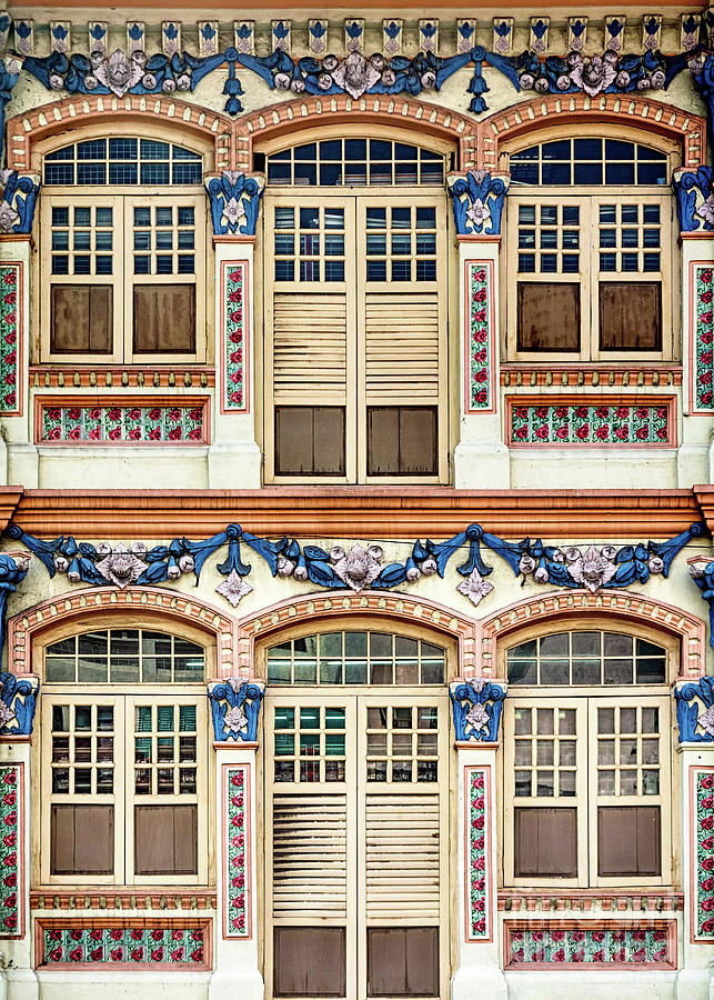The Singapore Shophouse 16 Photograph by John Seaton Callahan