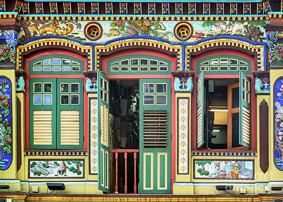 The Singapore Shophouse 18 Photograph by John Seaton Callahan