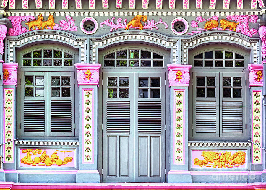 The Singapore Shophouse 19 Photograph by John Seaton Callahan