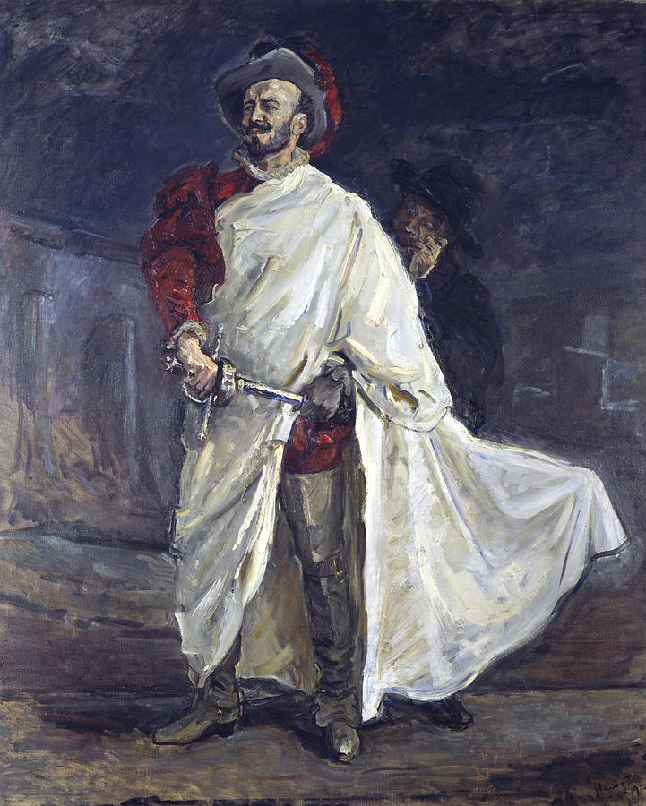 The Singer Francisco DAndrade as Don Giovanni in Mozarts Opera -The Red dAndrade-. Dated 1912. Painting by Max Slevogt