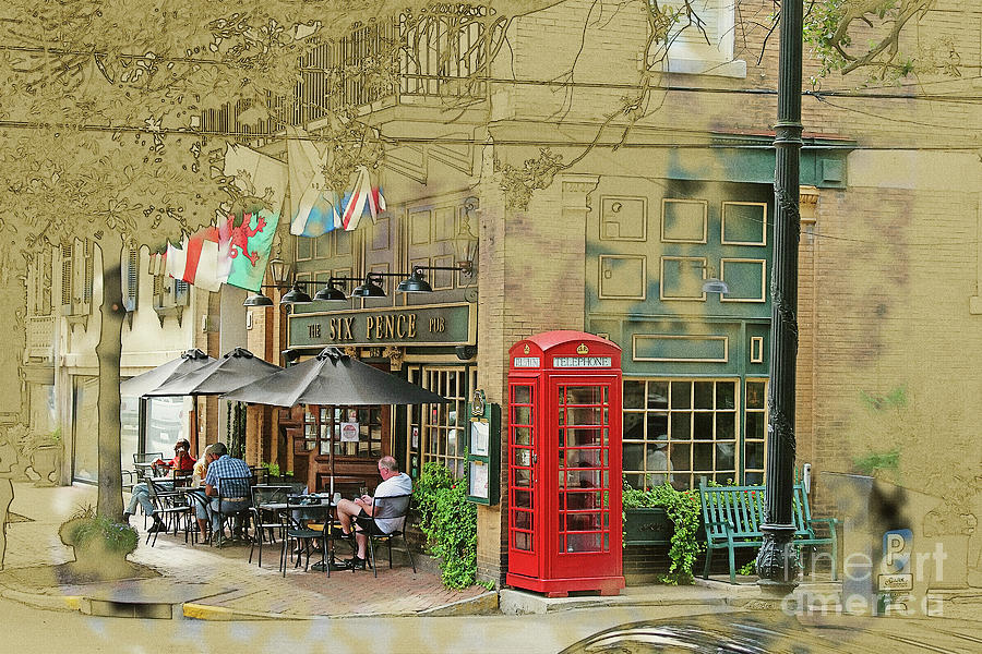 The Six Pence Pub Photograph by Edward Sobuta | Fine Art America